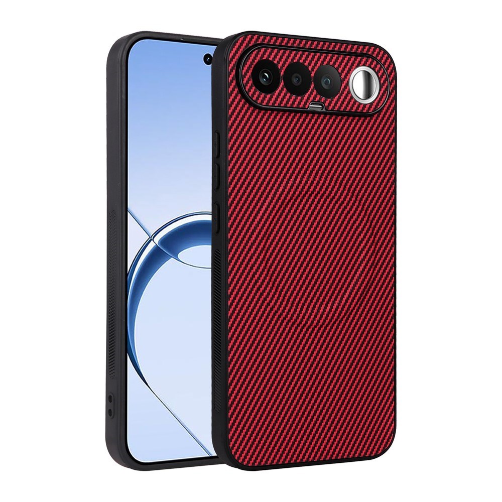 Realme 16 EIDERWOOD Hybrid Carbon Cover - MagSafe Kompatibel - Rød