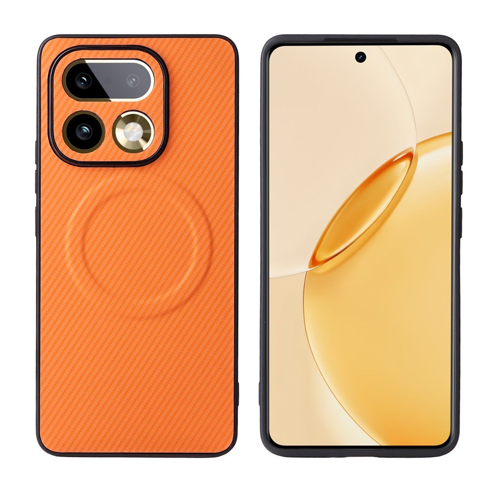 Realme 16 Pro EIDERWOOD Hybrid Carbon Cover - MagSafe Kompatibel - Orange