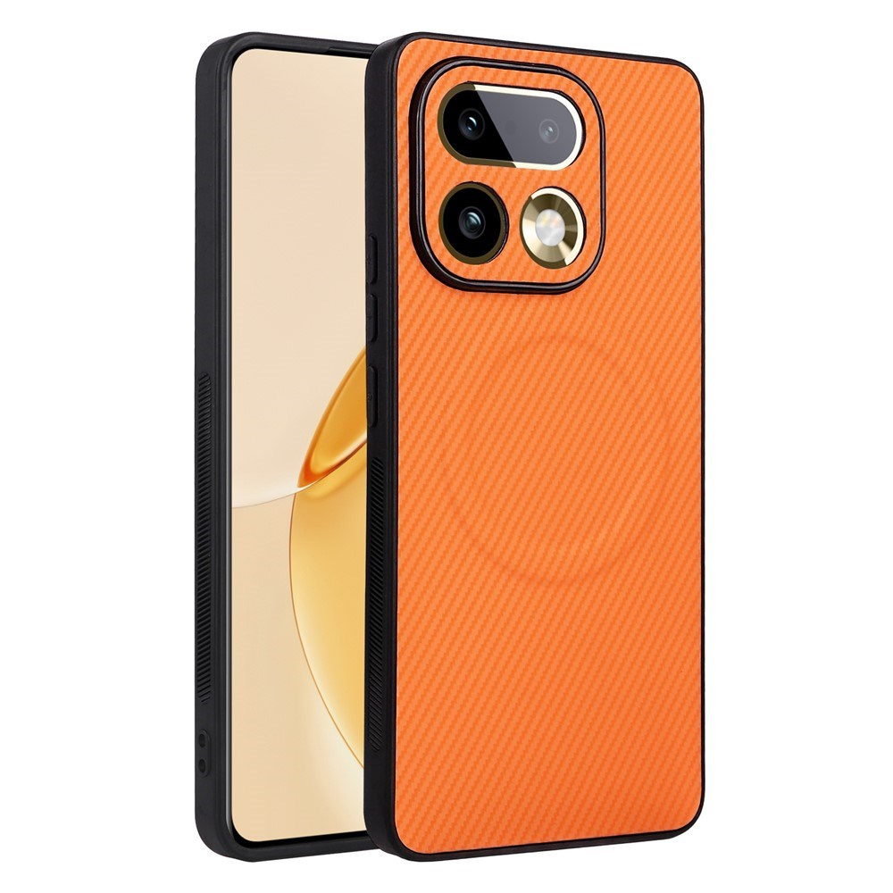 Realme 16 Pro EIDERWOOD Hybrid Carbon Cover - MagSafe Kompatibel - Orange