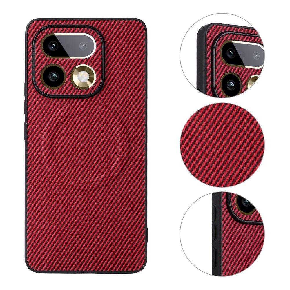 Realme 16 Pro EIDERWOOD Hybrid Carbon Cover - MagSafe Kompatibel - Rød