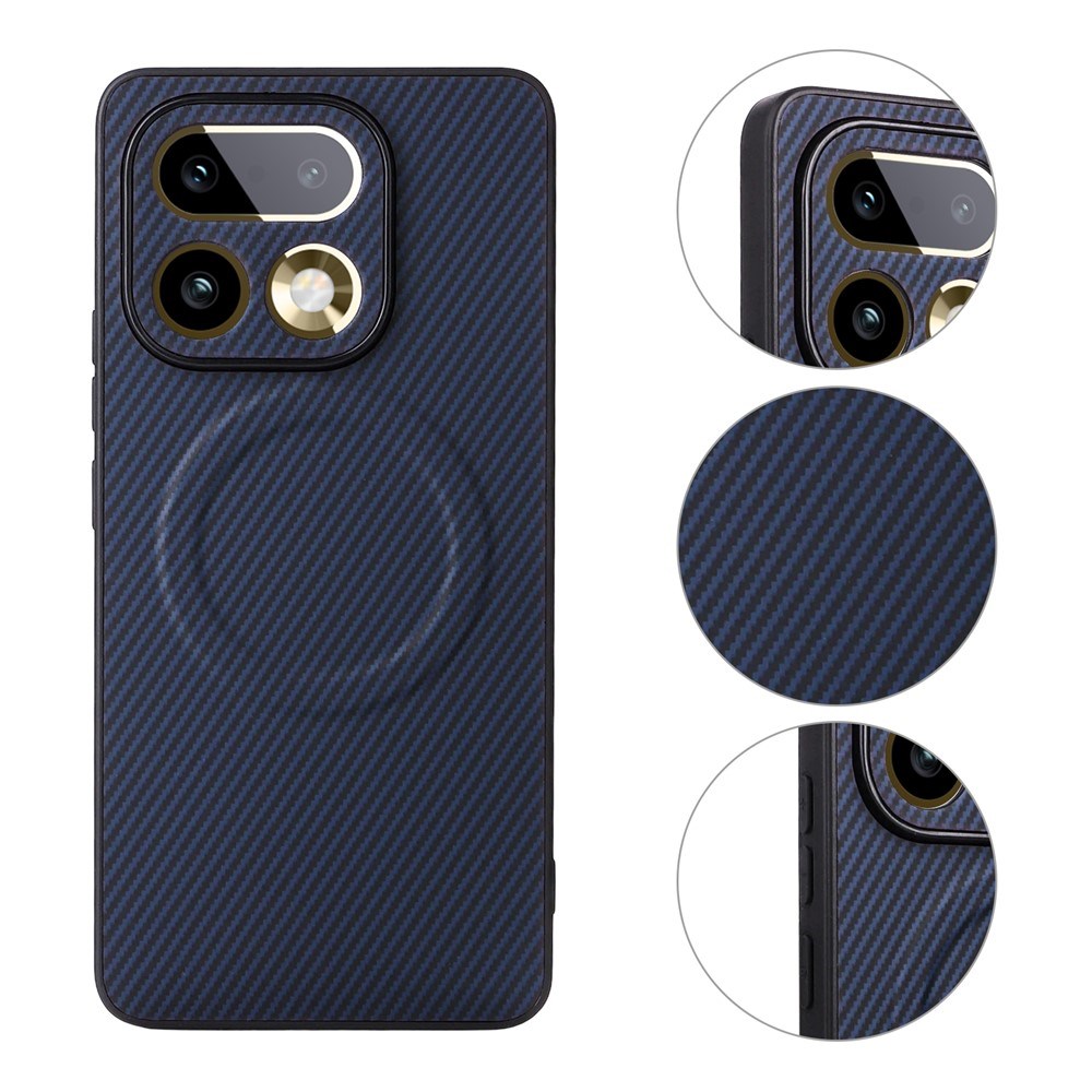 Realme 16 Pro EIDERWOOD Hybrid Carbon Cover - MagSafe Kompatibel - Blå