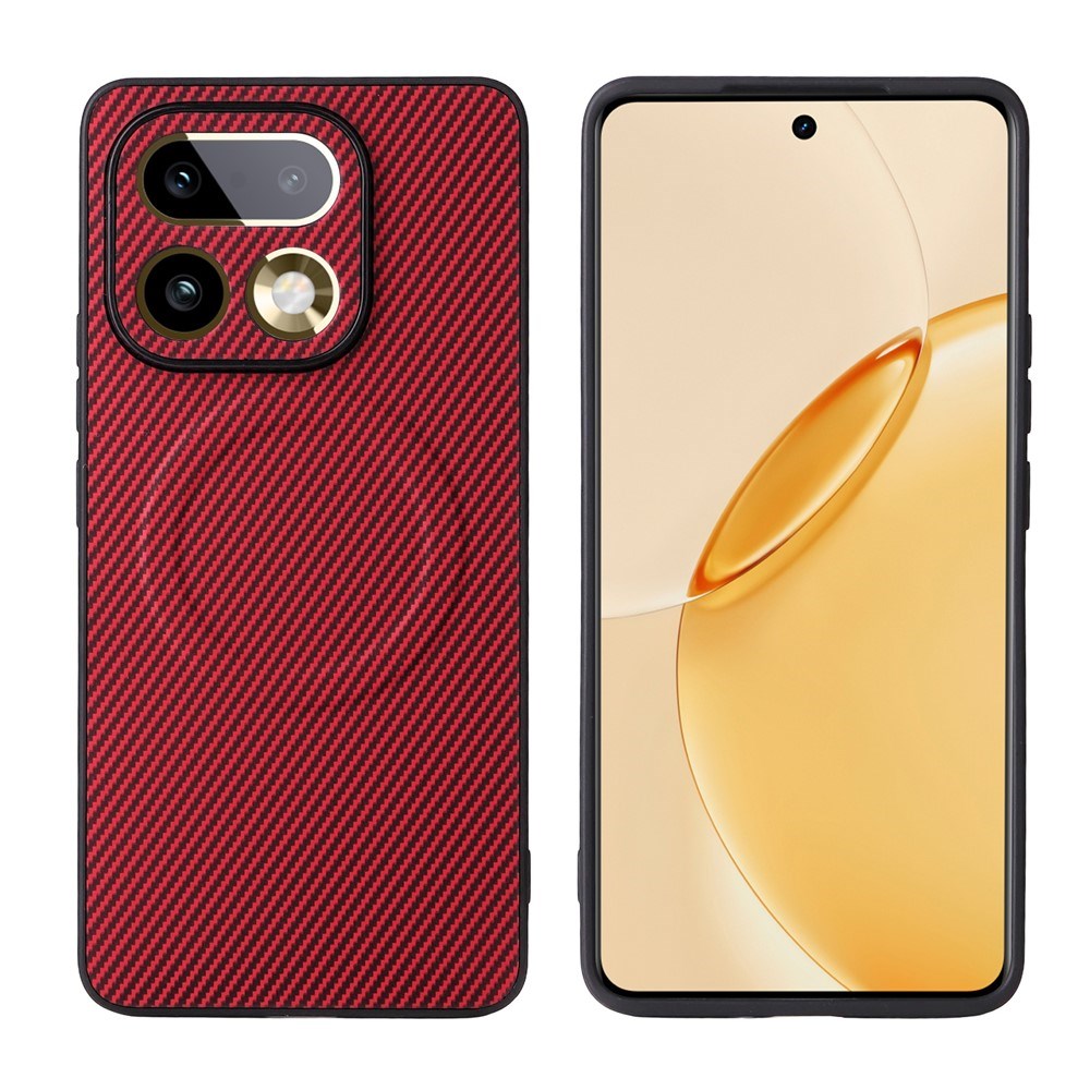 Realme 16 Pro+ EIDERWOOD Hybrid Carbon Cover - MagSafe Kompatibel - Rød