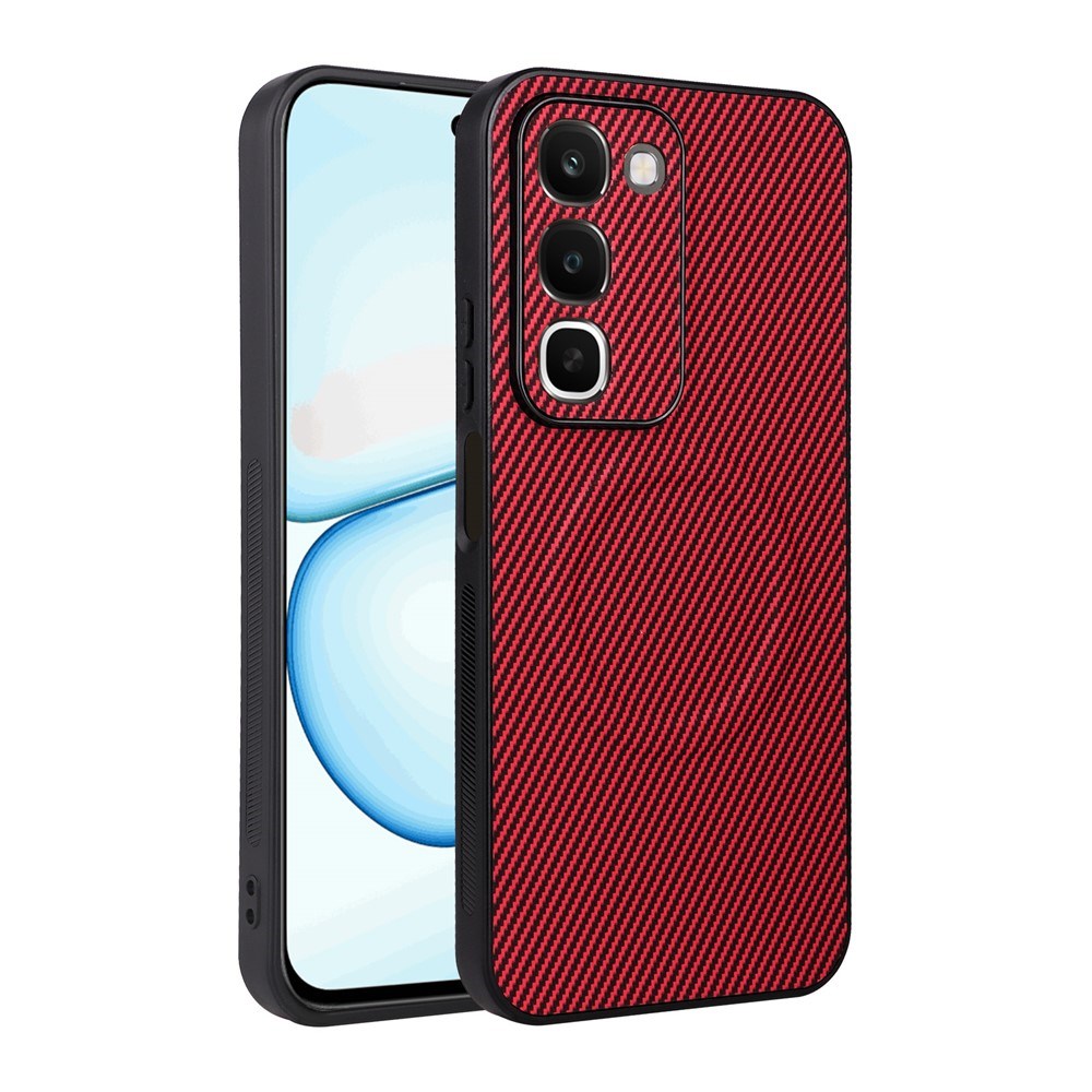 Realme C100 EIDERWOOD Hybrid Carbon Cover - MagSafe Kompatibel - Rød
