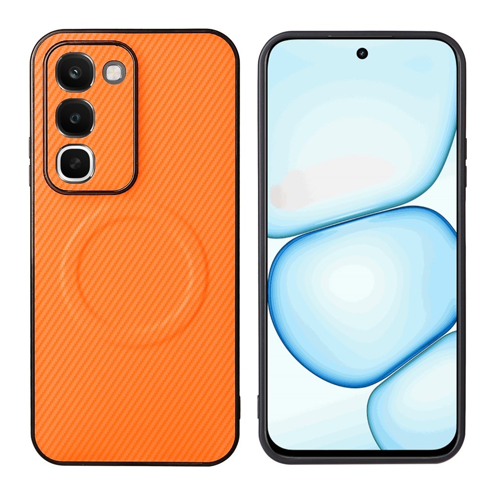 Realme C100 EIDERWOOD Hybrid Carbon Cover - MagSafe Kompatibel - Orange