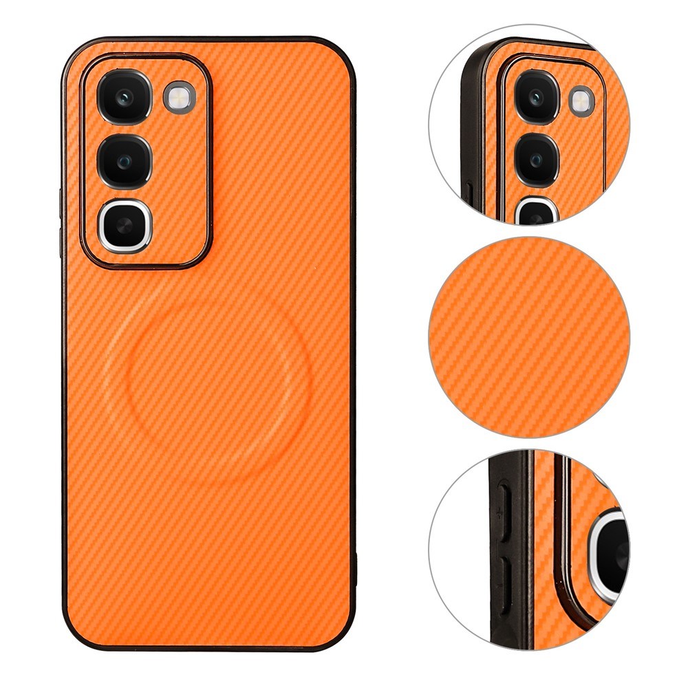 Realme C100 EIDERWOOD Hybrid Carbon Cover - MagSafe Kompatibel - Orange
