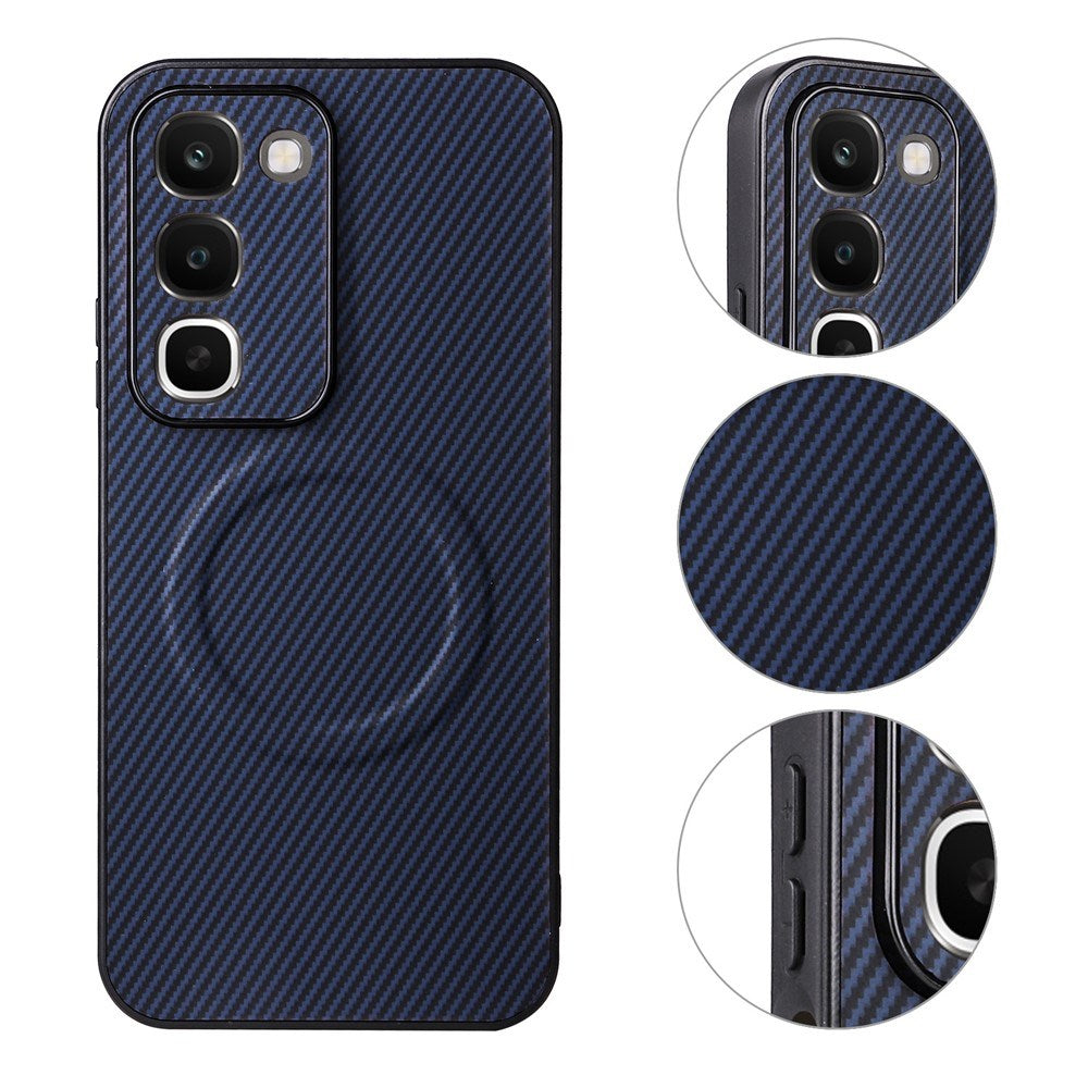 Realme C100 EIDERWOOD Hybrid Carbon Cover - MagSafe Kompatibel - Blå