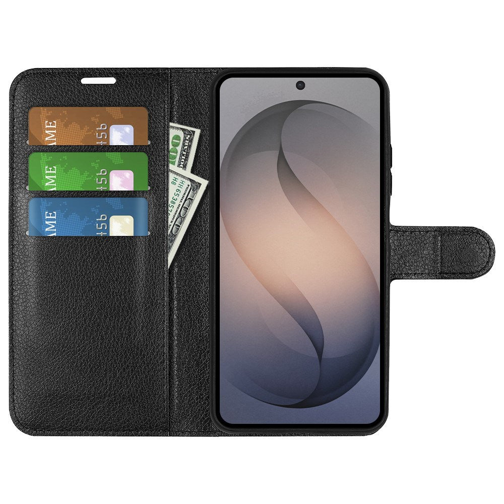 Samsung Galaxy S26 FE EIDERWOOD Flipcover m. Kortholder & Ståfunktion - Sort