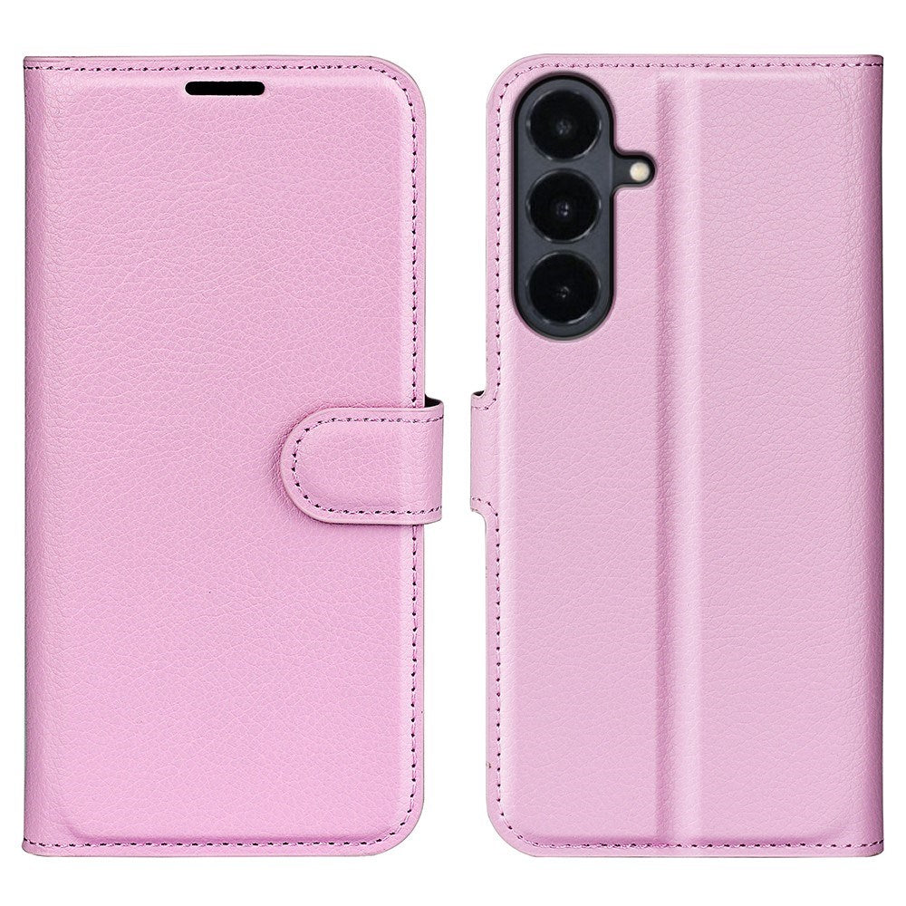 Samsung Galaxy S26 FE EIDERWOOD Flipcover m. Kortholder & Ståfunktion - Lyserød