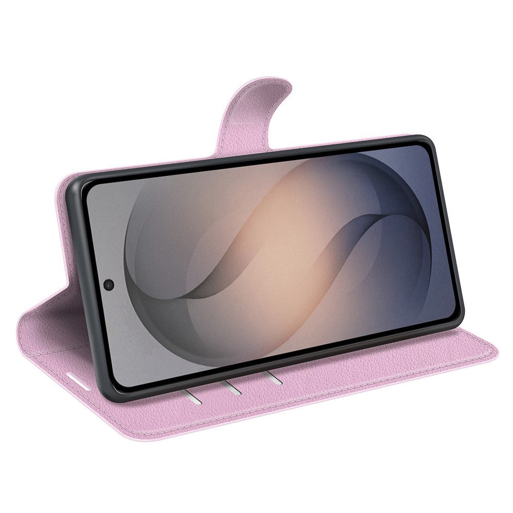 Samsung Galaxy S26 FE EIDERWOOD Flipcover m. Kortholder & Ståfunktion - Lyserød