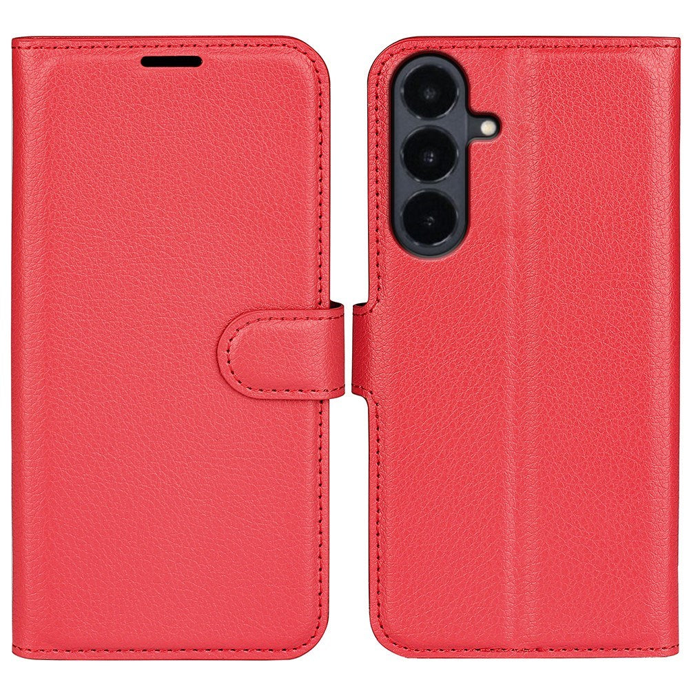 Samsung Galaxy S26 FE EIDERWOOD Flipcover m. Kortholder & Ståfunktion - Rød