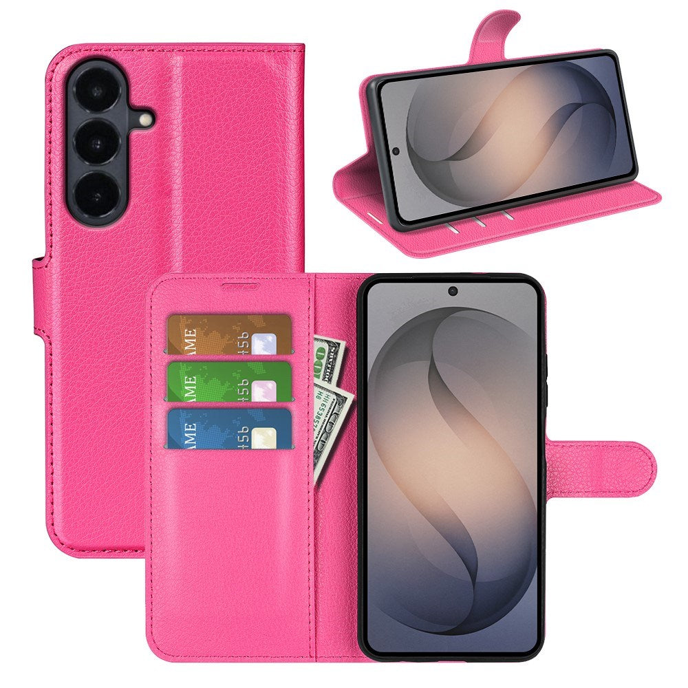 Samsung Galaxy S26 FE EIDERWOOD Flipcover m. Kortholder & Ståfunktion - Pink