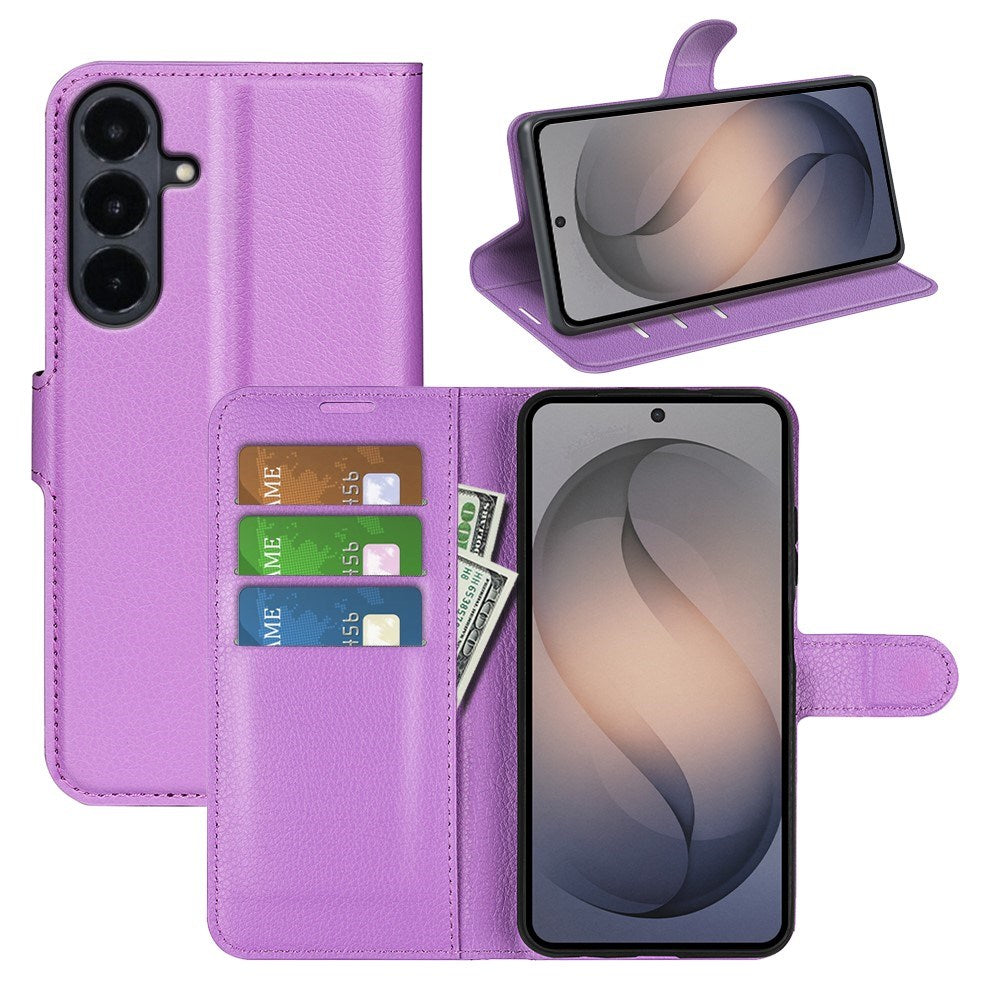 Samsung Galaxy S26 FE EIDERWOOD Flipcover m. Kortholder & Ståfunktion - Lilla