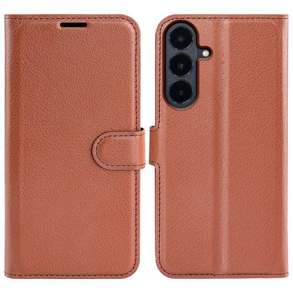 Samsung Galaxy S26 FE EIDERWOOD Flipcover m. Kortholder & Ståfunktion - Brun
