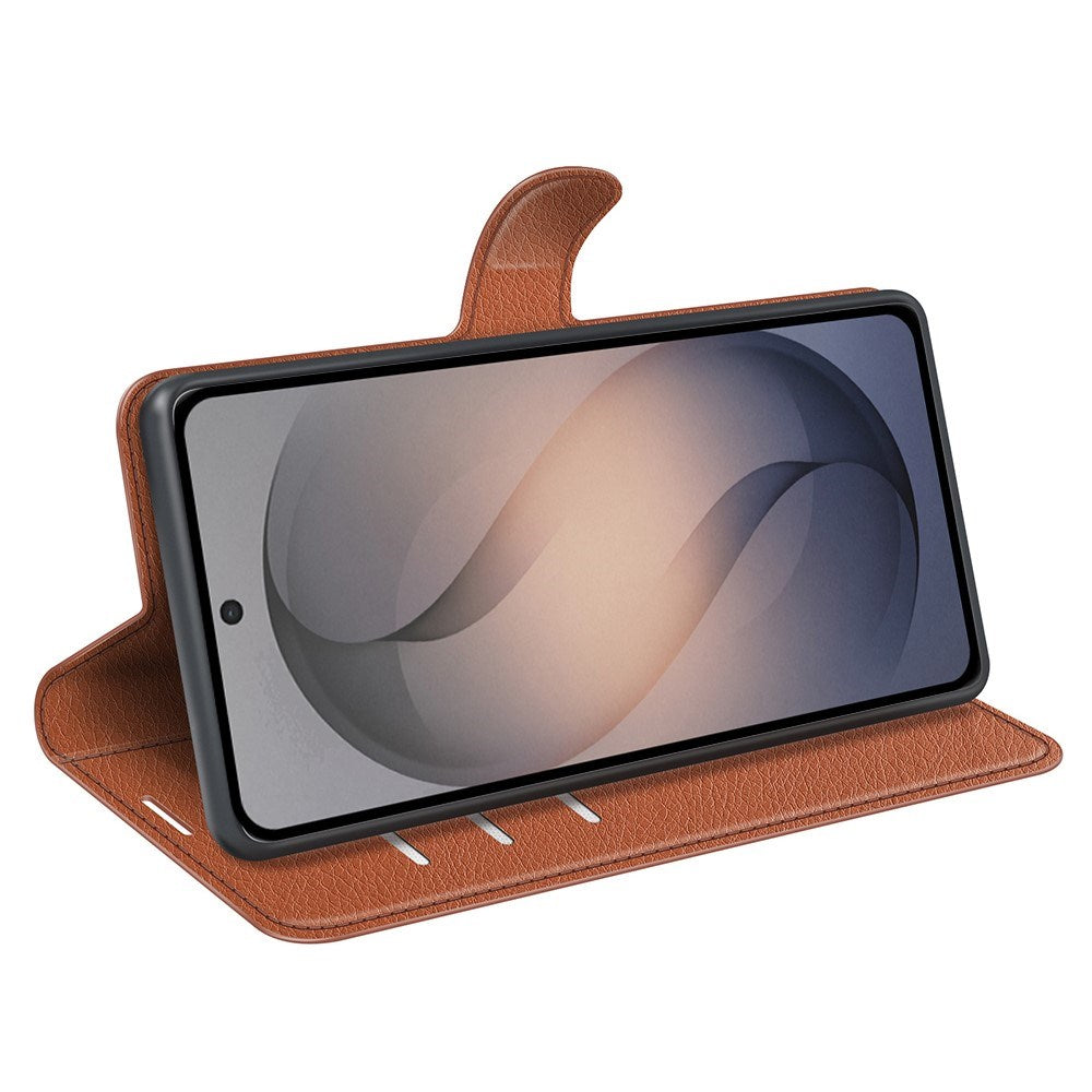 Samsung Galaxy S26 FE EIDERWOOD Flipcover m. Kortholder & Ståfunktion - Brun