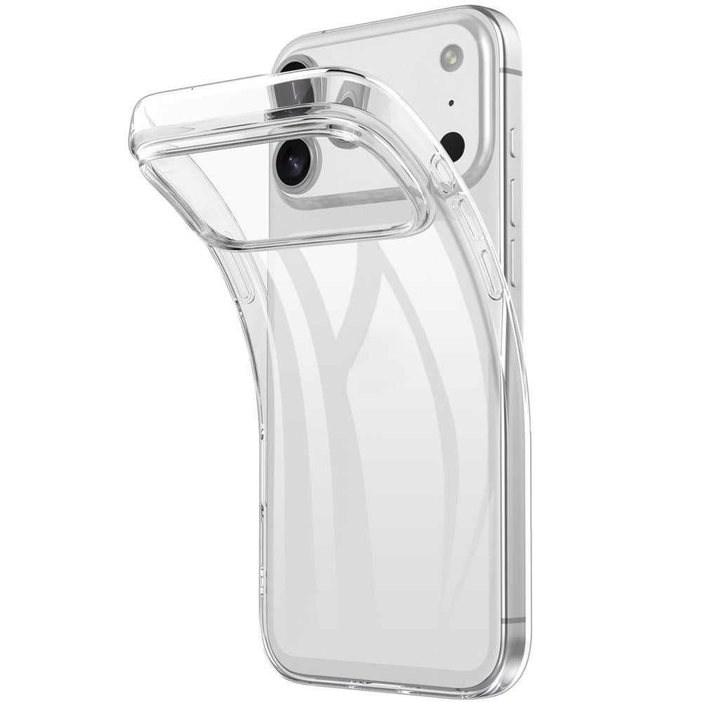 iPhone 18 Pro / 17 Pro EIDERWOOD Fleksibel Plastik Cover - Gennemsigtig