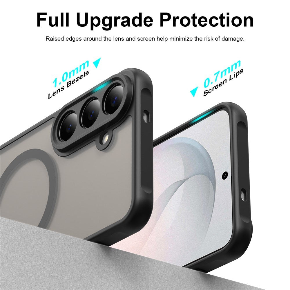 Samsung Galaxy S26 FE EIDERWOOD Mat Hybrid Cover - MagSafe Kompatibel - Sort