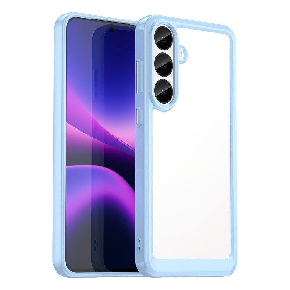 Samsung Galaxy S26 FE EIDERWOOD Hybrid Mobilcover - Gennemsigtig / Blå