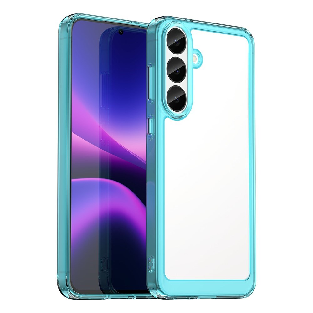 Samsung Galaxy S26 FE EIDERWOOD Hybrid Mobilcover - Gennemsigtig / Turkis