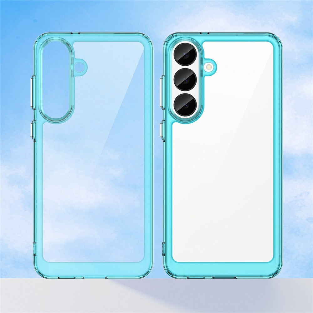 Samsung Galaxy S26 FE EIDERWOOD Hybrid Mobilcover - Gennemsigtig / Turkis