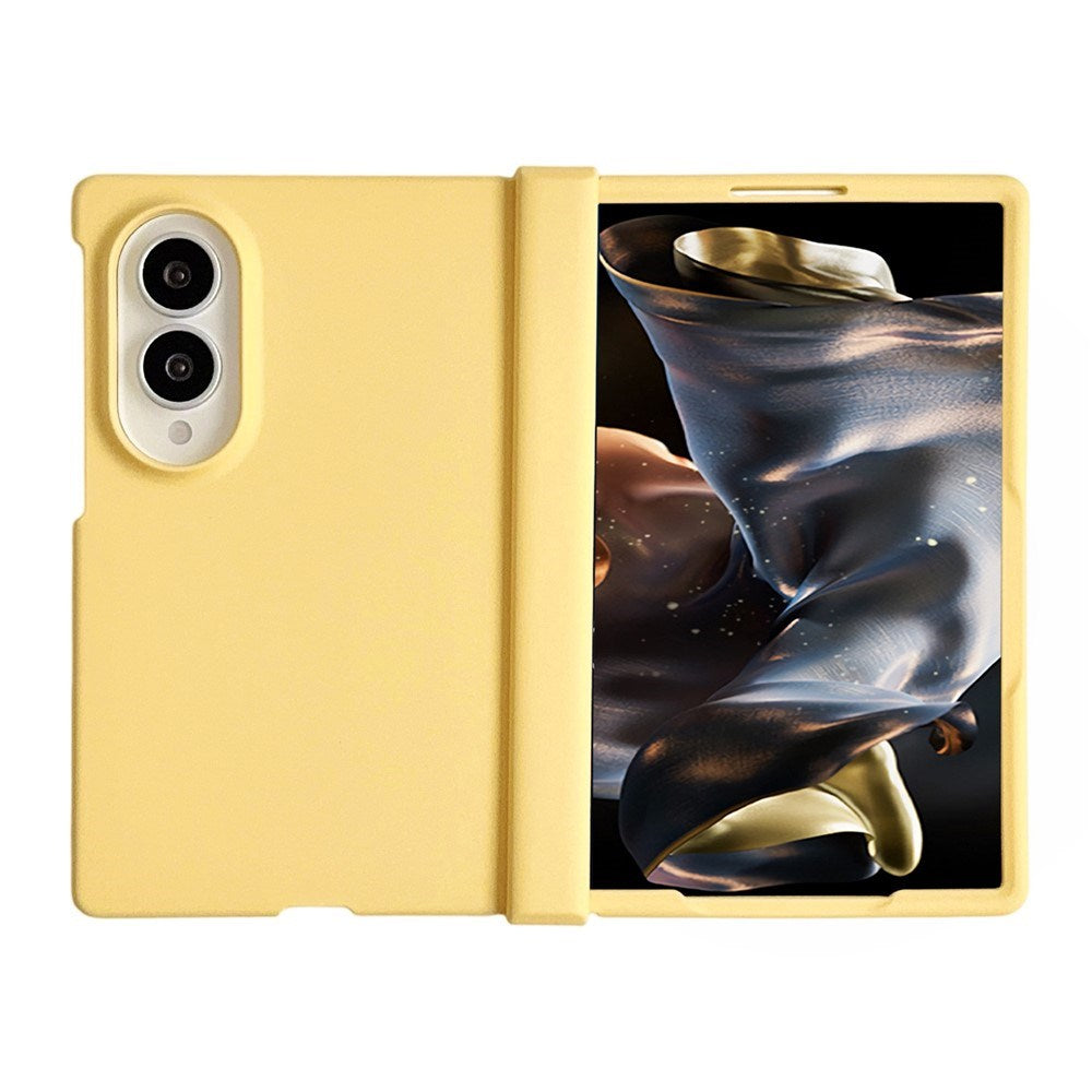 Samsung Galaxy Z Fold8 EIDERWOOD Hårdt Plastik Cover m. Hængsel - Gul