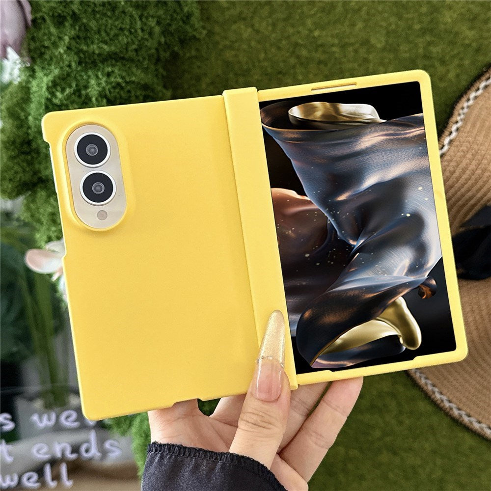 Samsung Galaxy Z Fold8 EIDERWOOD Hårdt Plastik Cover m. Hængsel - Gul