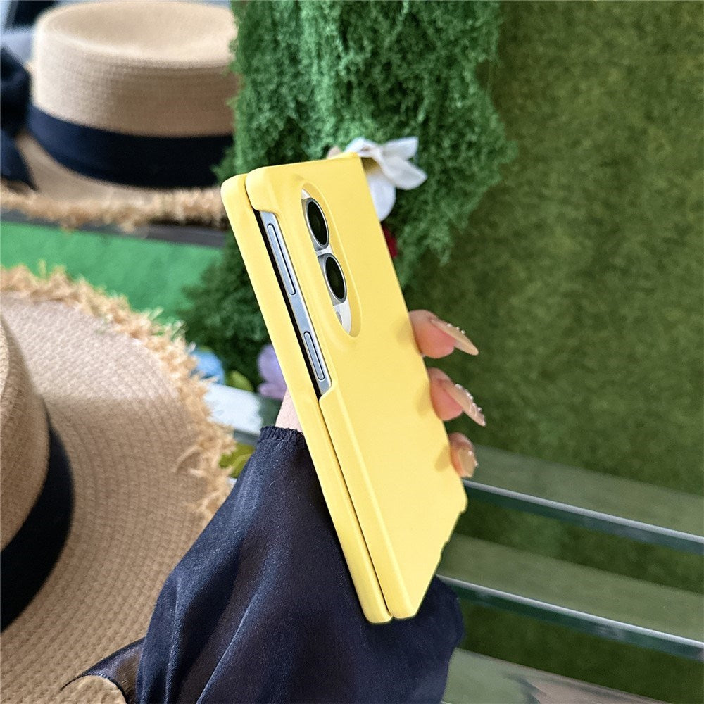Samsung Galaxy Z Fold8 EIDERWOOD Hårdt Plastik Cover m. Hængsel - Gul