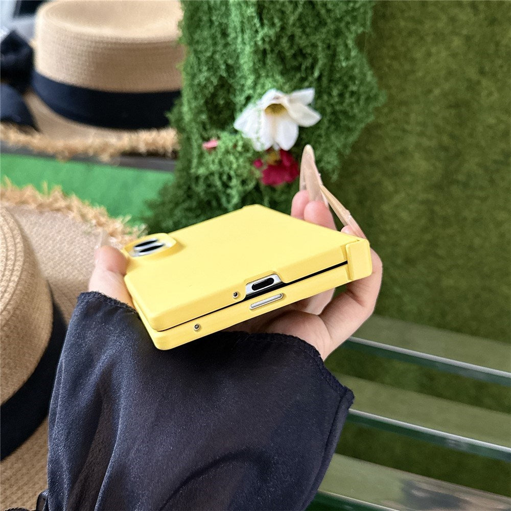 Samsung Galaxy Z Fold8 EIDERWOOD Hårdt Plastik Cover m. Hængsel - Gul