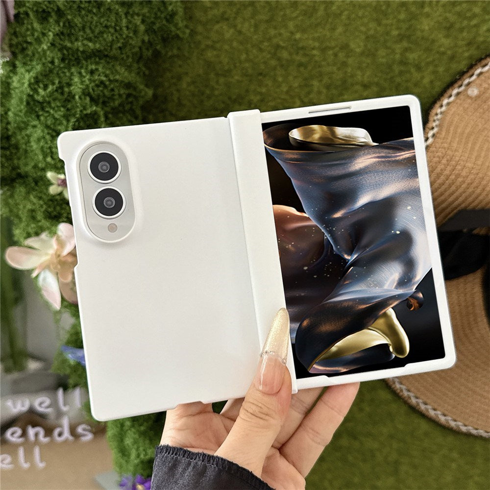 Samsung Galaxy Z Fold8 EIDERWOOD Hårdt Plastik Cover m. Hængsel - Hvid