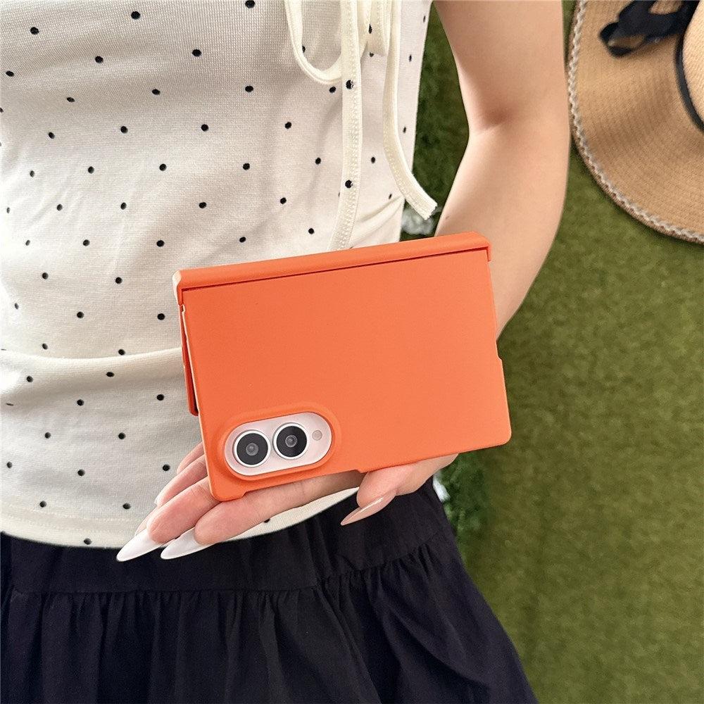 Samsung Galaxy Z Fold8 EIDERWOOD Hårdt Plastik Cover m. Hængsel - Orange