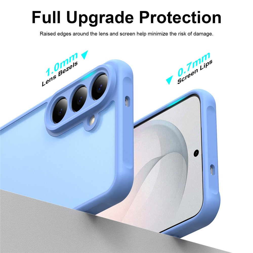 Samsung Galaxy S26 FE EIDERWOOD Mat Hybrid Cover - Lyseblå