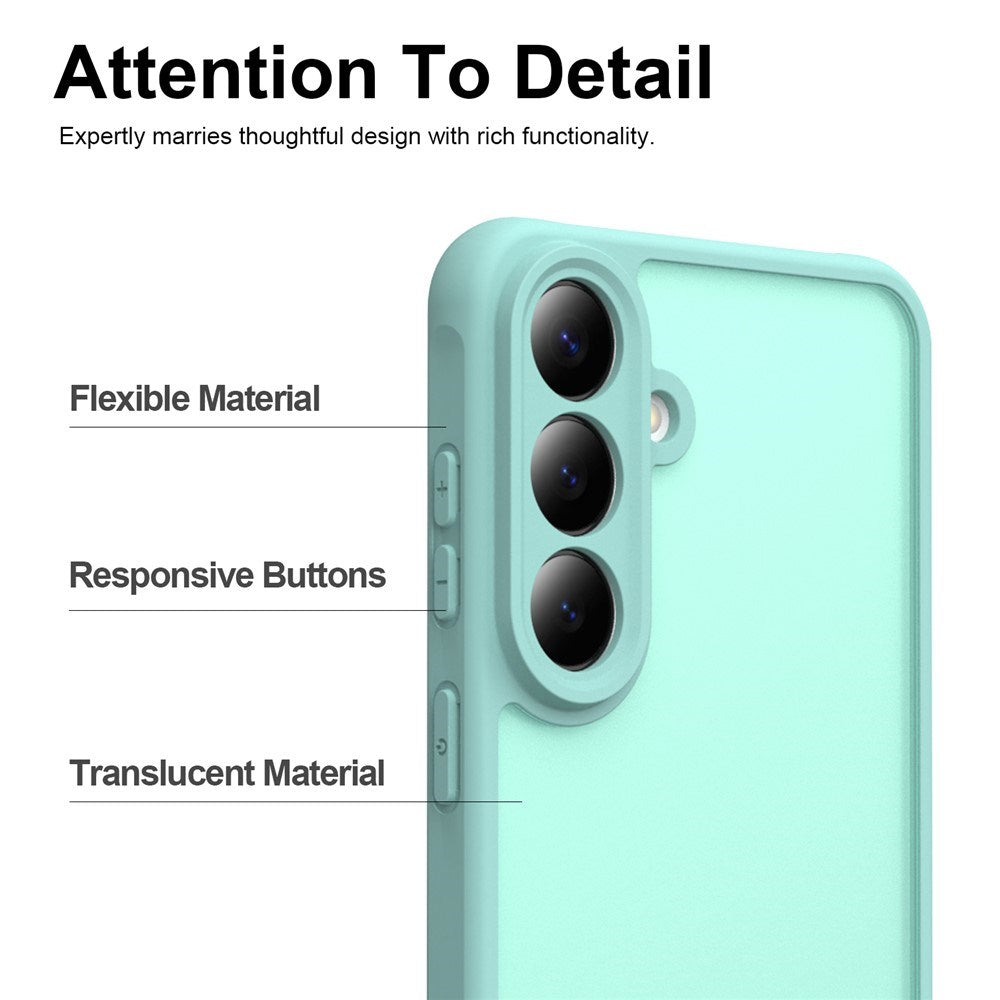Samsung Galaxy S26 FE EIDERWOOD Mat Hybrid Cover - Turkis