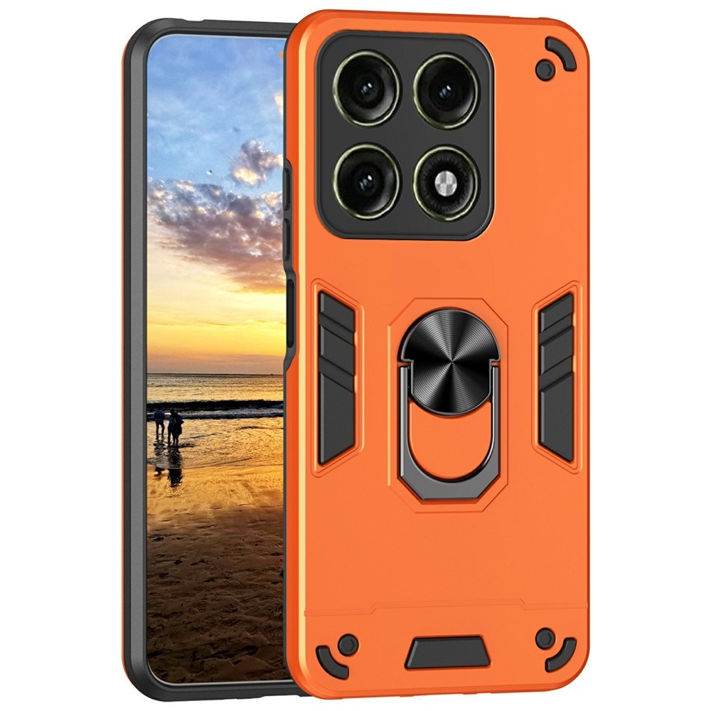 Motorola Edge 70 Pro EIDERWOOD Magnetisk Hybrid Håndværker Cover m. Kickstand - Orange