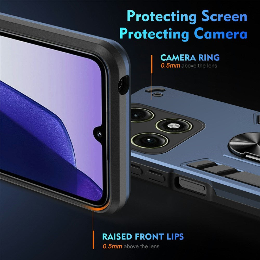 Motorola Edge 70 Pro EIDERWOOD Magnetisk Hybrid Håndværker Cover m. Kickstand - Blå