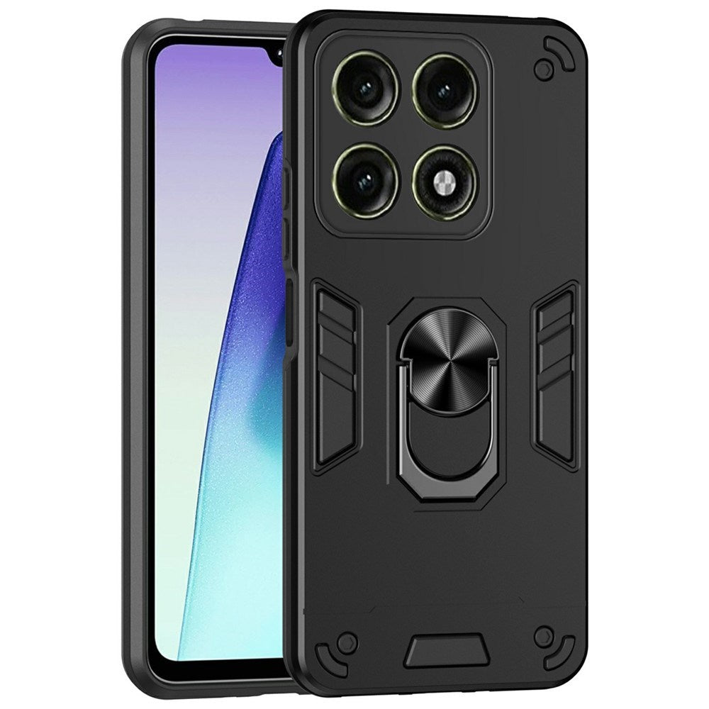 Motorola Edge 70 Pro EIDERWOOD Magnetisk Hybrid Håndværker Cover m. Kickstand - Sort