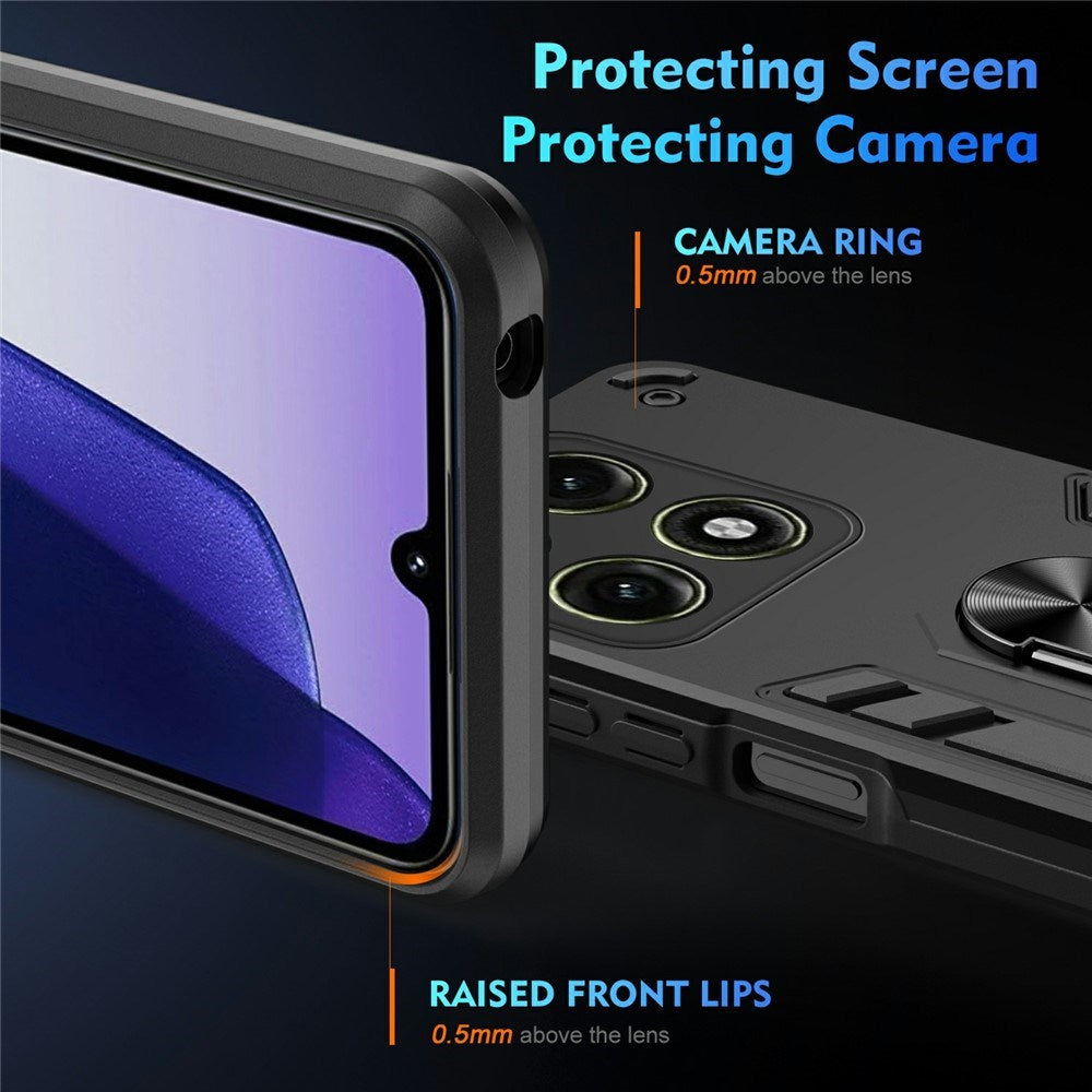 Motorola Edge 70 Pro EIDERWOOD Magnetisk Hybrid Håndværker Cover m. Kickstand - Sort