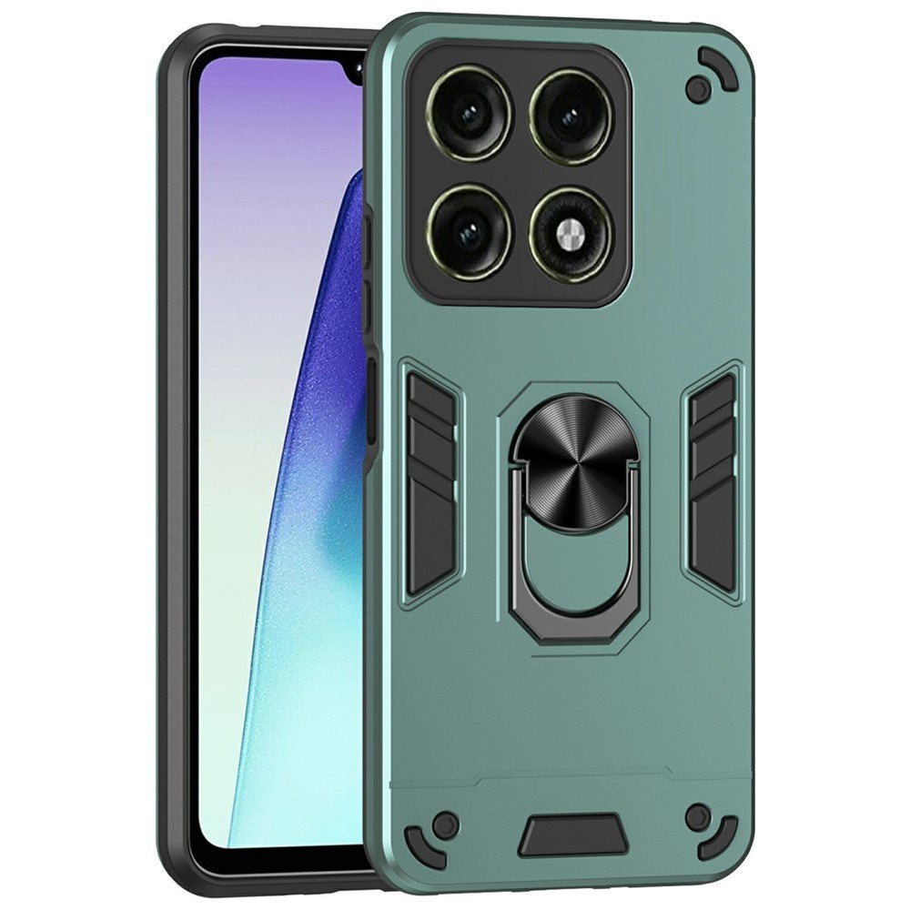 Motorola Edge 70 Pro EIDERWOOD Magnetisk Hybrid Håndværker Cover m. Kickstand - Grøn