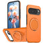 Google Pixel 11 / 11 Pro EIDERWOOD Hybrid Plast Cover m. Roterende Kickstand - MagSafe Kompatibel - Orange