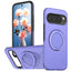 Google Pixel 11 / 11 Pro EIDERWOOD Hybrid Plast Cover m. Roterende Kickstand - MagSafe Kompatibel - Lilla