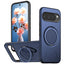 Google Pixel 11 / 11 Pro EIDERWOOD Hybrid Plast Cover m. Roterende Kickstand - MagSafe Kompatibel - Blå