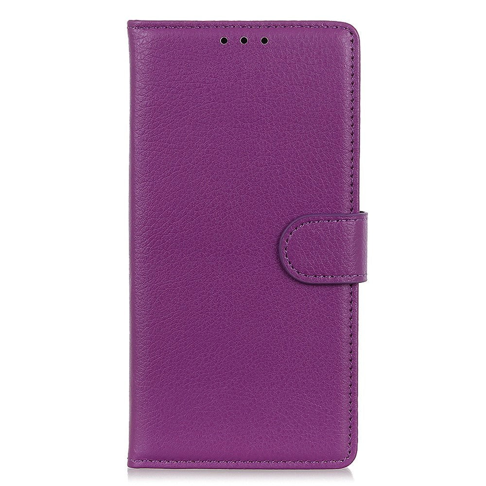 Samsung Galaxy A34 (5G) Ultra Litchi Læder Cover m. Pung - Lilla