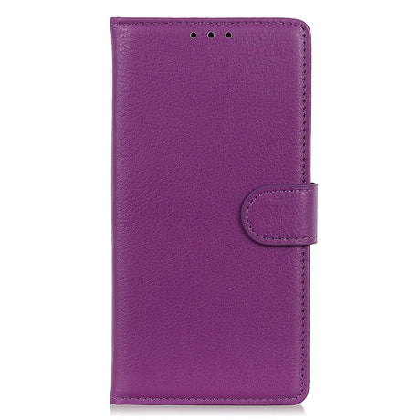 Samsung Galaxy A34 (5G) Ultra Litchi Læder Cover m. Pung - Lilla