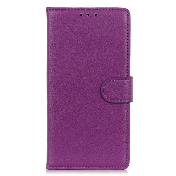 Samsung Galaxy A34 (5G) Ultra Litchi Læder Cover m. Pung - Lilla