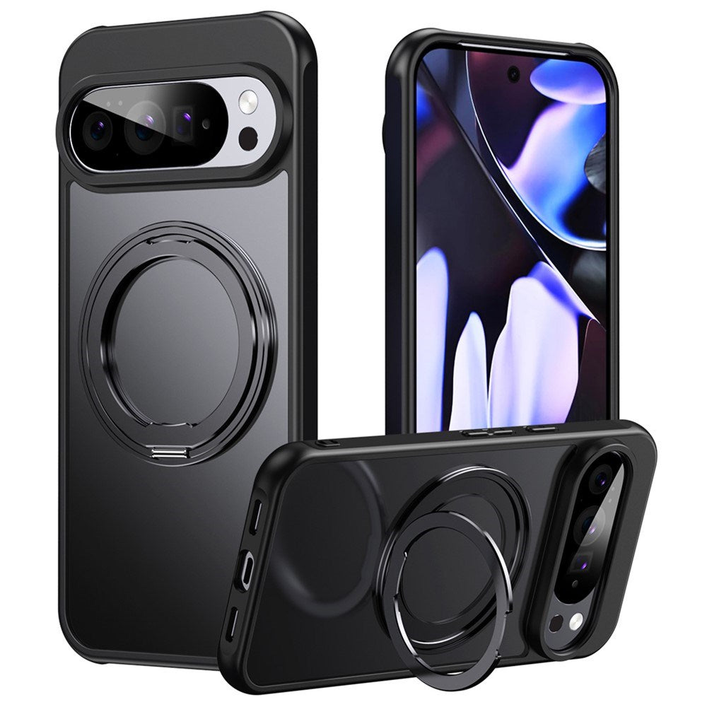 Google Pixel 11 Pro XL EIDERWOOD Hybrid Cover m. Ståfunktion - Sort