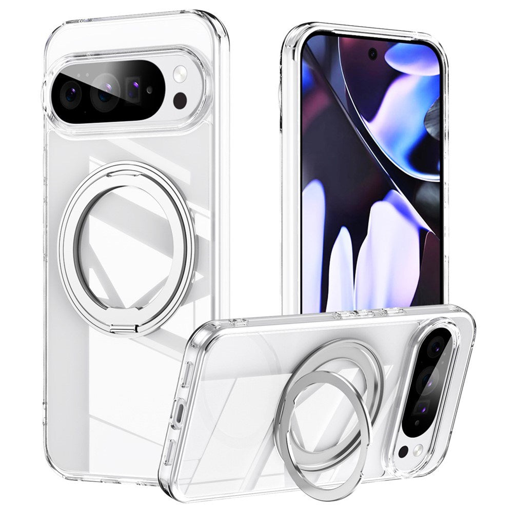 Google Pixel 11 Pro XL EIDERWOOD Hybrid Cover m. Ståfunktion - Sølv