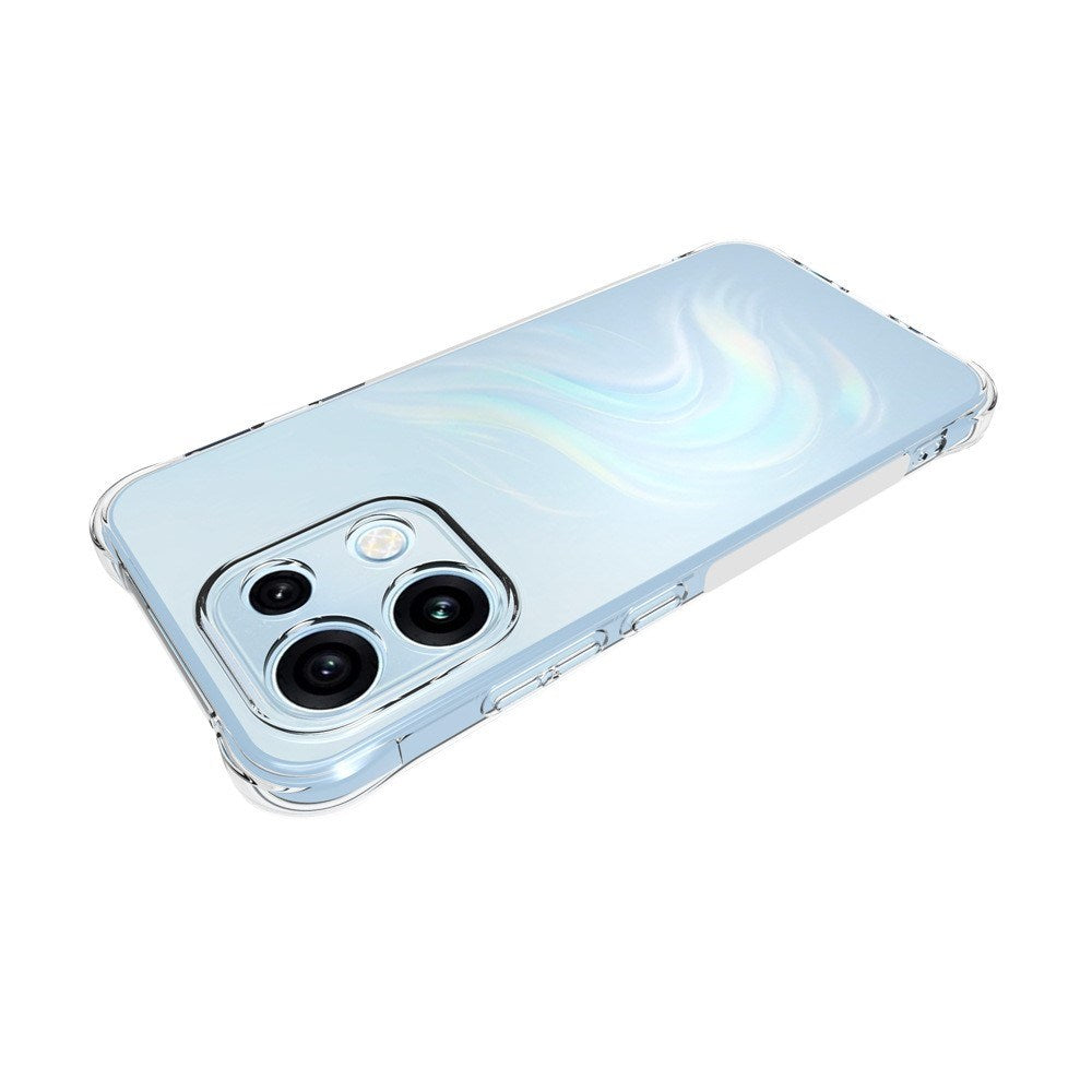 OPPO Reno16 F (5G) EIDERWOOD Fleksibelt Plast Cover m. Stødabsorberende Hjørner - Gennemsigtig