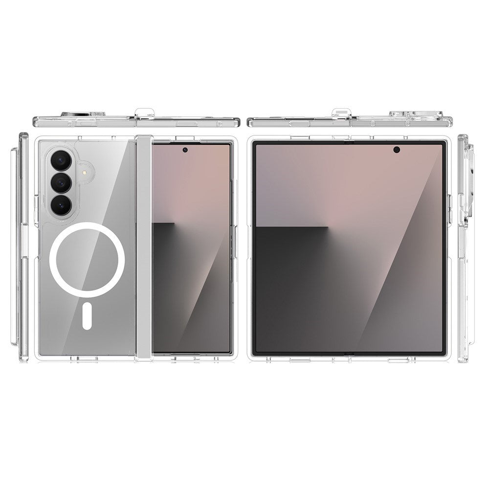 Samsung Galaxy Z Fold8 Ultra EIDERWOOD Hybrid All-Around Beskyttelsescover - MagSafe Kompatibel - Gennemsigtig