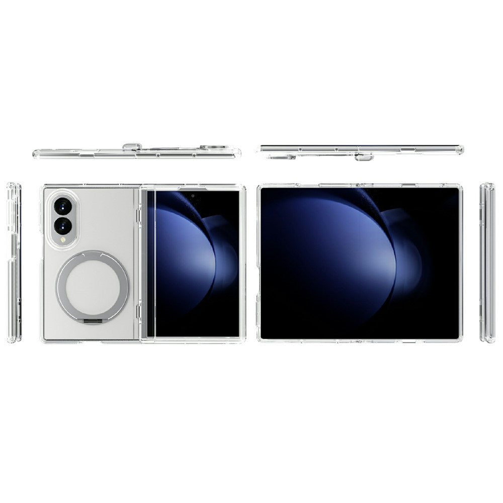 Samsung Galaxy Z Fold8 EIDERWOOD Hybrid Cover m. Roterbar Kickstand - Gennemsigtig