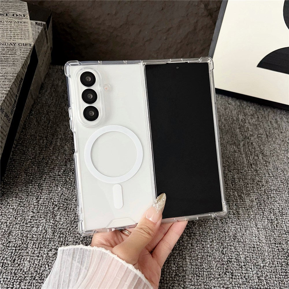 Samsung Galaxy Z Fold8 Ultra EIDERWOOD Hårdt Plastik Bagsidecover - MagSafe Kompatibel - Gennemsigtig