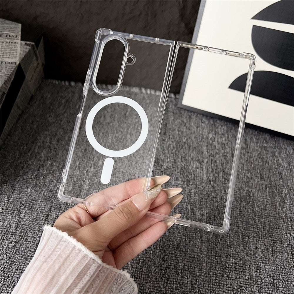 Samsung Galaxy Z Fold8 Ultra EIDERWOOD Hårdt Plastik Bagsidecover - MagSafe Kompatibel - Gennemsigtig