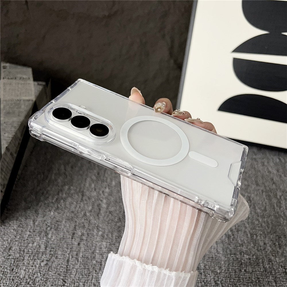 Samsung Galaxy Z Fold8 Ultra EIDERWOOD Hårdt Plastik Bagsidecover - MagSafe Kompatibel - Gennemsigtig